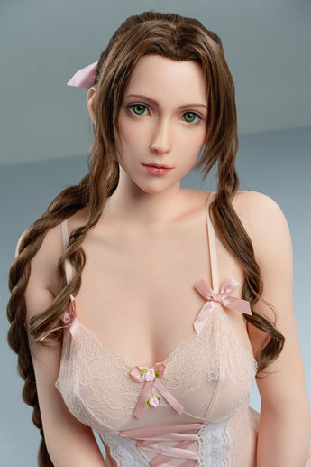 168cm/5ft5 E-Cup Game Lady Cosplay Silicone Sex Doll-Lady No.04_1  Aerith