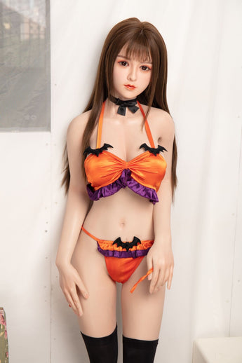 JXDoll 150cm/4ft11 D-Cup TPE Body Silicone Head-Emi