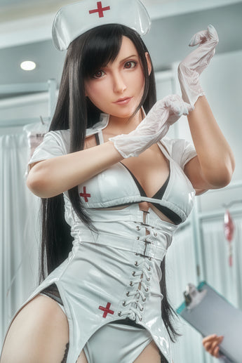 167cm/5ft5 E-Cup Game Lady Cosplay Silicone Sex Doll-Lady No.04_1  Tifa