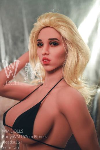 167cm/5ft5 H-Cup WM Doll Fitness TPE Sex Doll with #361 Head