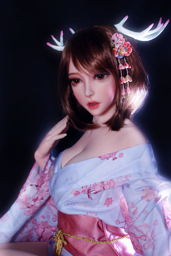 150cm/4ft11 ElsaBabe Doll Full Silicone Japanese Sex Doll - Mitsuk