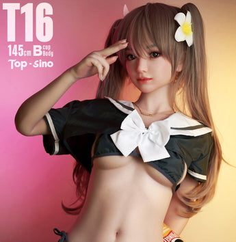 145cm/4ft7 B-Cup Silicone Sex Doll-RS-T16 Mixiaoji