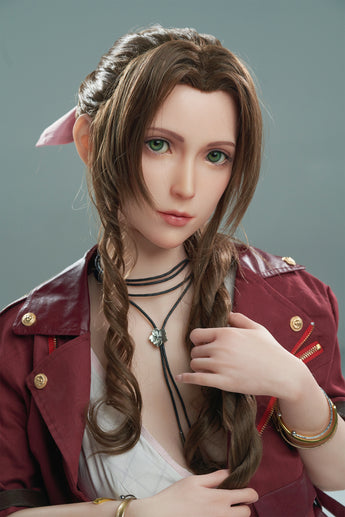 167cm/5ft5 E-Cup Game Lady Cosplay Silicone Sex Doll-Lady No.04_1  Aerith