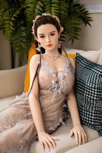 165cm/5ft5 6YE Doll F-Cup TPE Sex Doll with #1 With Silicone Head