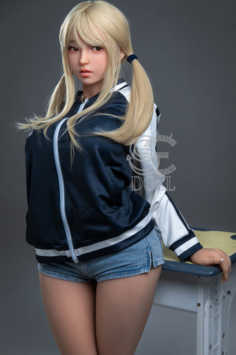 US In Stocks-157cm/5ft2 SE Doll-H-Cup Adult TPE Female Sex Doll- Melody.A (baseball jacket)